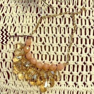 light coral/pink necklace